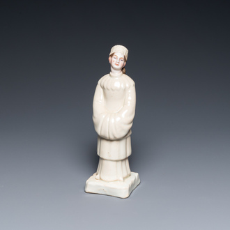 A Chinese porcelain Cultural Revolution figure of a Russian lady