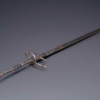 Grande épée à deux mains de type 'Flamberge', Allemagne, 2ème moitié du 16ème