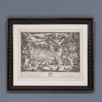 Jacques Callot (1592–1635): 'The temptation of Saint Anthony', engraving on paper, ca. 1635