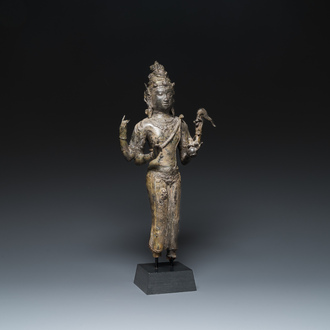 Sculpture du dieu Shiva en bronze, Royaume de Majapahit, Java, Indonésie, probablement 14ème