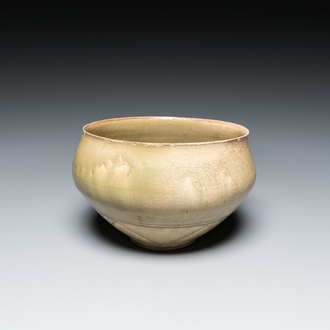 A Chinese Yaozhou celadon 'lotus' bowl, Song/Yuan