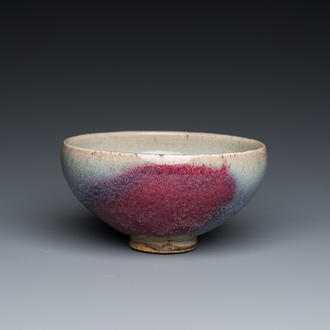 A Chinese junyao purple-splashed bowl, Ming or later