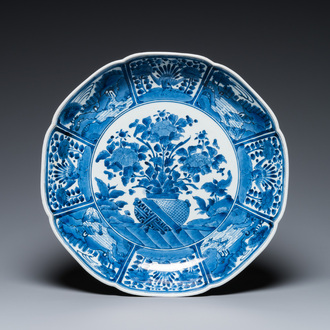 A Japanese Arita blue and white dish, Edo, 18th C.