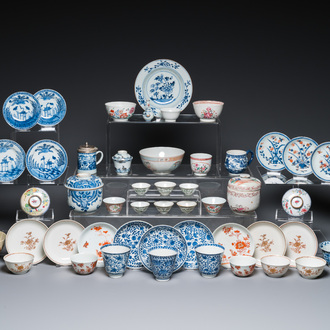 Een diverse collectie Chinees porselein, Kangxi en later