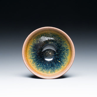 A Chinese Jian 'hare fur' tea bowl, Song