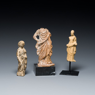 Six various Greek terracotta sculptures, 5th/3rd C. b.C.