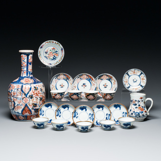 Een diverse collectie Japans Imari en Arita porselein, Edo/Meiji, 18/19e eeuw