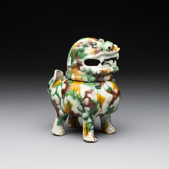 A Chinese sancai 'luduan' censer, Kangxi