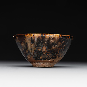 A Chinese Jizhou tortoiseshell-glazed tea bowl, Southern Song