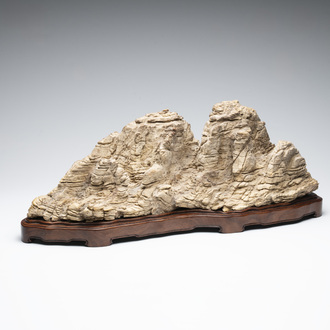 A Chinese 'unknown type' of scholar's rock, Henan province, Ming