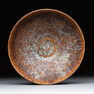 A Chinese Jizhou tortoiseshell-glazed tea bowl, Southern Song