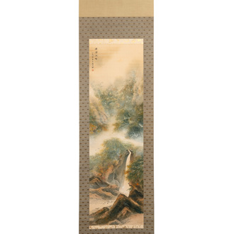 Yan Wenliang 颜文樑 (1893-1988): 'Canglang river', ink and colour on silk, dated 1974