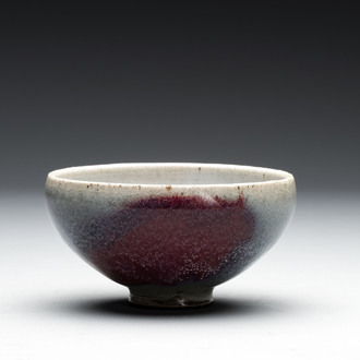 A Chinese junyao purple-splashed bowl, Ming or later