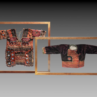 Two Banjara blouses, India, 20th C.