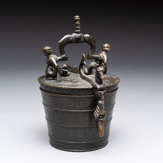 A bronze nest of weights, Nuremberg, Germany, 17th C.