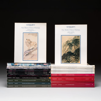 26 Christie's and Bonhams auction catalogues on Chinese classical and modern paintings, 1987-2013