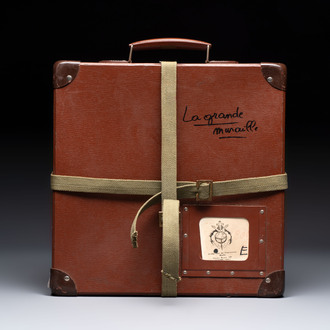 'De Grote Muur' (The Great Wall) part 1 and 2 on 16mm film, with set photographs and original mailing case, dated 1948