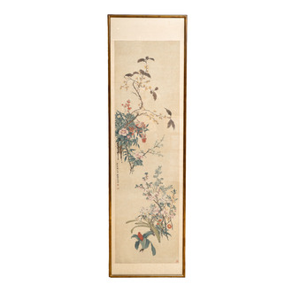In the manner of Huang Zhishu 黃之淑 (1792-1853): 'The Blossoms of Spring', ink and colour on paper, 20th C.