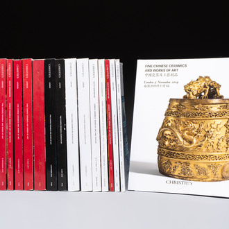 16 Christie's London auction catalogues on Chinese arts, 2010 - 2019