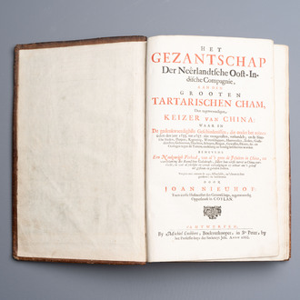 Johannes Nieuhof (1618-1672): 'Het Gezantschap der Nederlandsche Oost-Indische Compagnie', dated 1666
