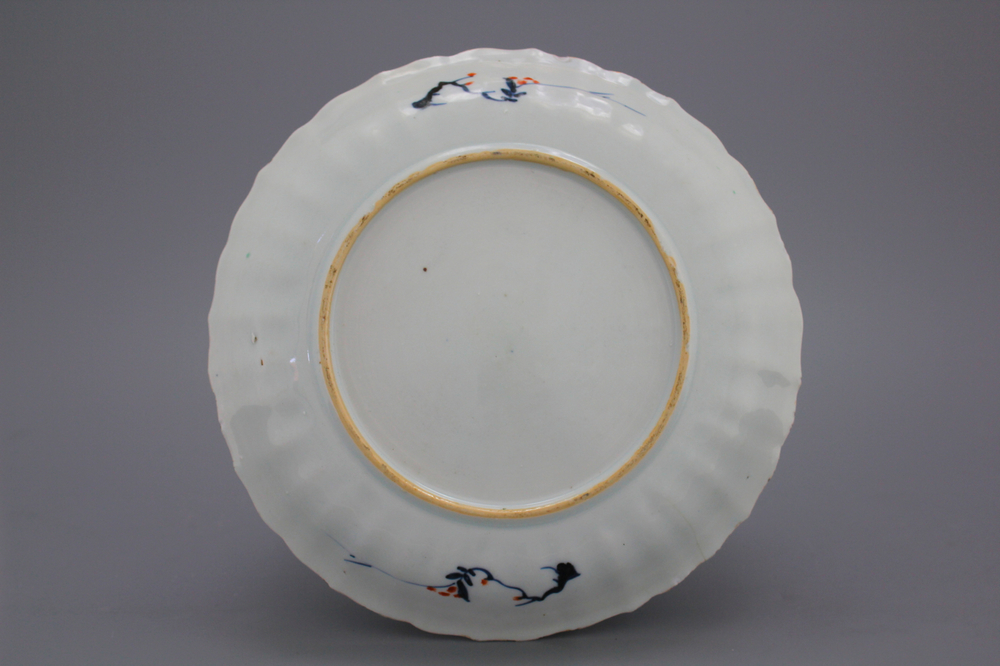 A famille verte &quot;Provinces&quot; plate with the arms of Vlaanderen, ca. 1720