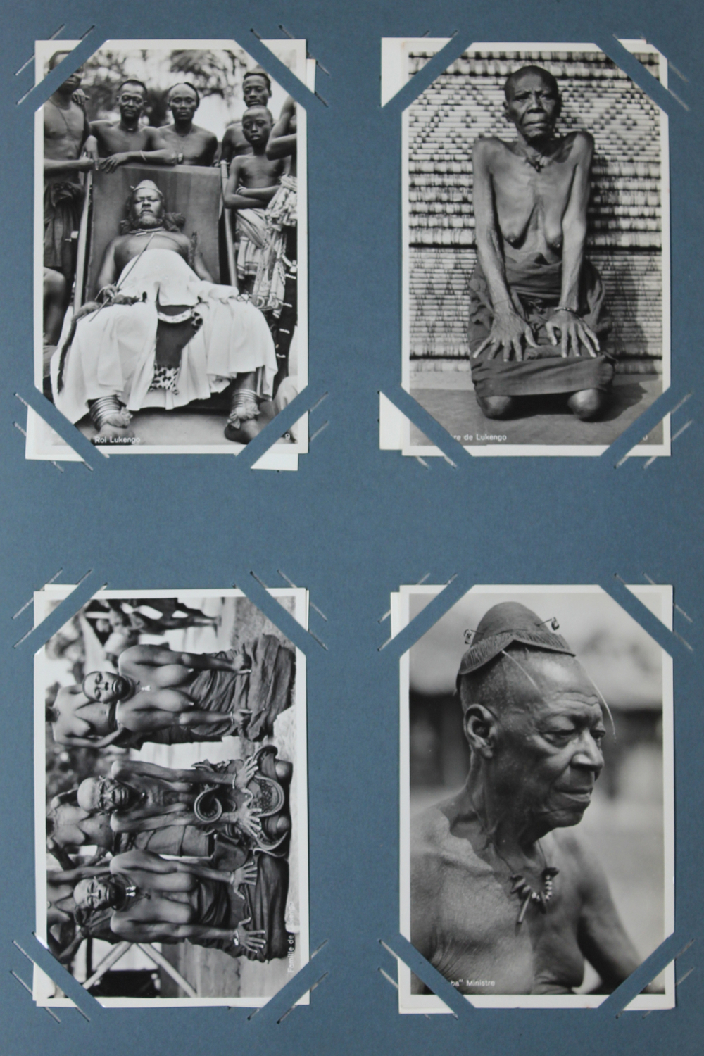 Casimir Ostoja Zagourski (1883-1944), &quot;L'Afrique qui dispara&icirc;t&quot;, origineel lederen foto-album, Congo, vroeg 20e
