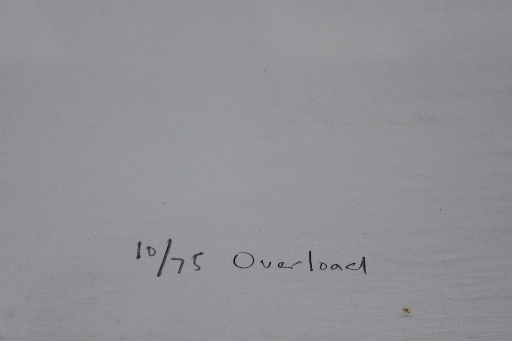 Alan Green: Overload, abstracte zeefdruk