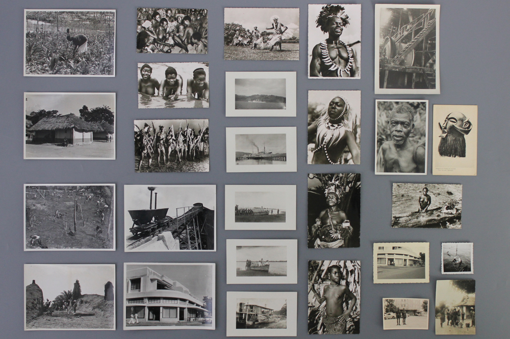 A mixed collection of black and white photos concerning Belgian Congo, a.o. Congopresse