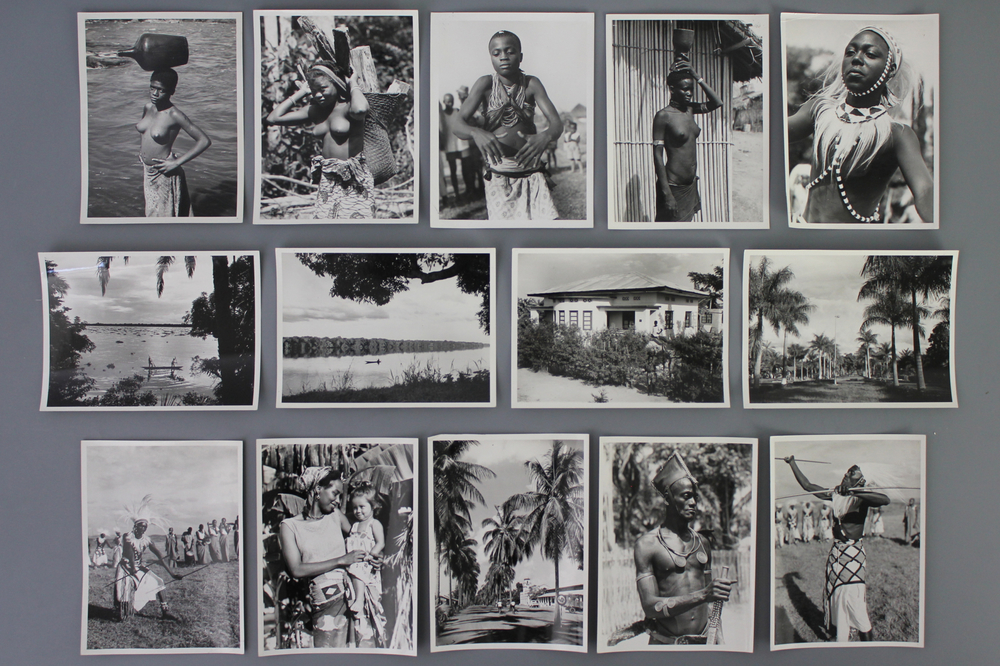 Verzameling 27 zwart-wit foto's over Belgisch Congo, grotendeels 'Congopresse'
