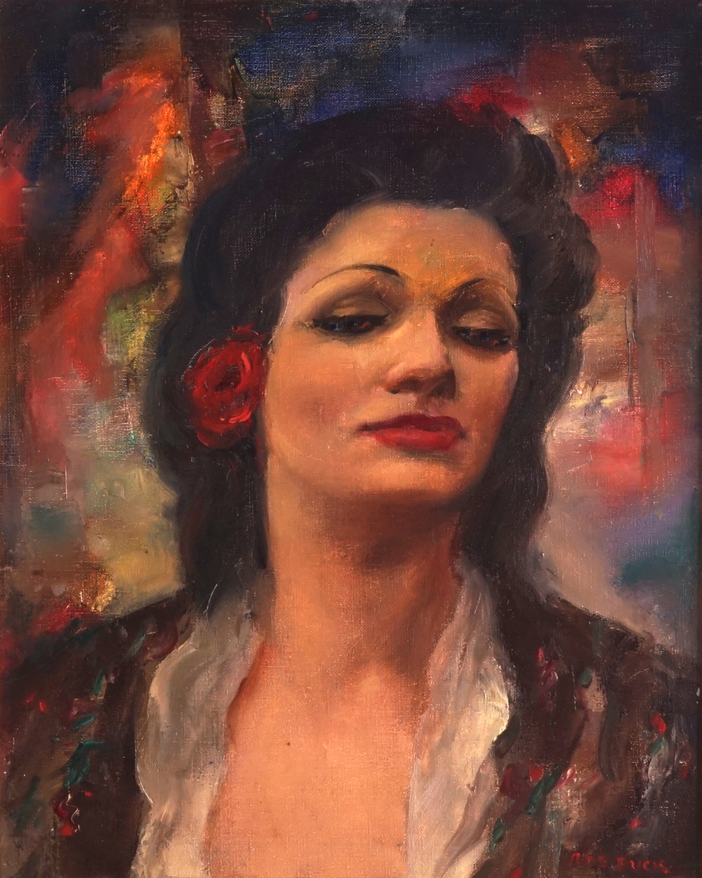 Rafa&euml;l De Buck (1902-1986), A portrait of a lady