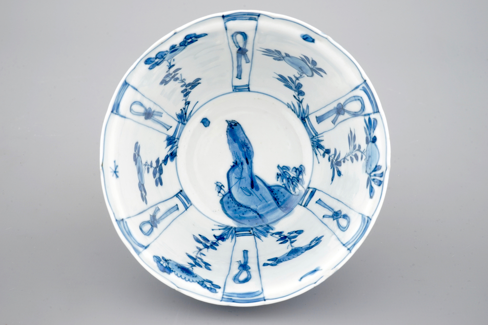 Un bol en porcelaine de Chine de type &quot;kraak&quot;, &eacute;poque Wan-Li, Dynastie Ming