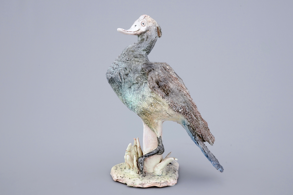 Jack Jefferys (1896-1961): A polychrome ceramic model of a duck