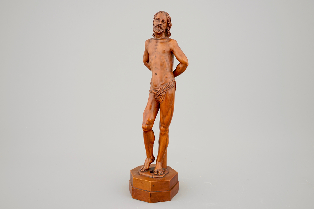 Flagellation of Christ, boxwood, Germany, early 17th C.
