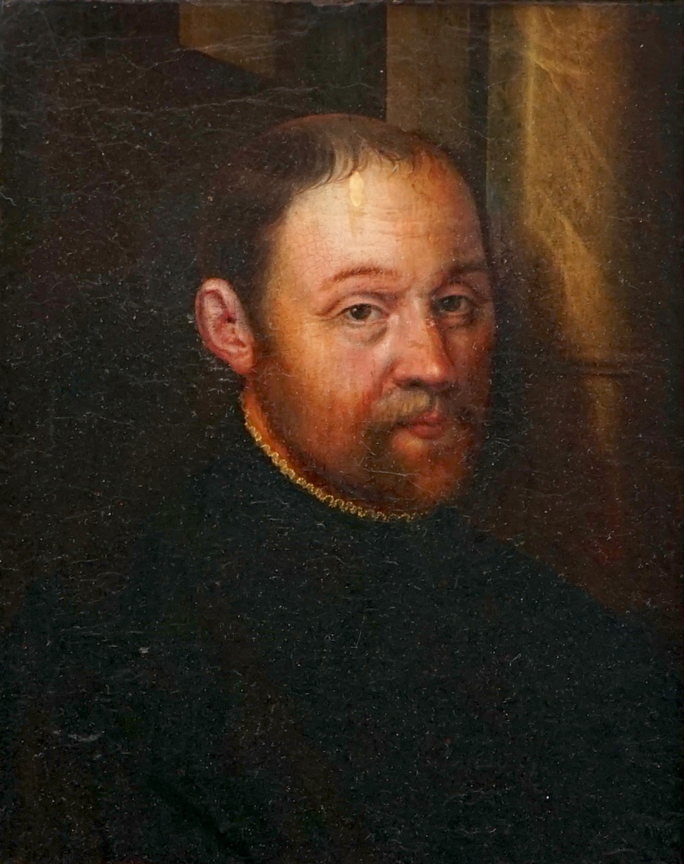 A portrait of a nobleman, Flemish school, oil on panel, 16/17th C.