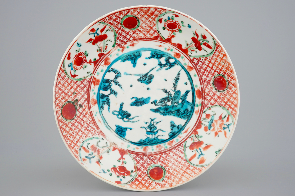 A good Chinese Swatow plate, Ming Dynasty, 16/17th C.