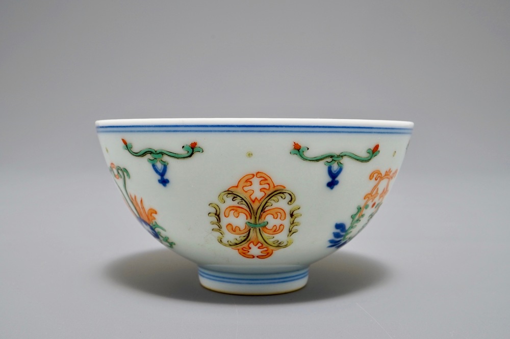 A Chinese doucai bowl, Republic, 20th C.