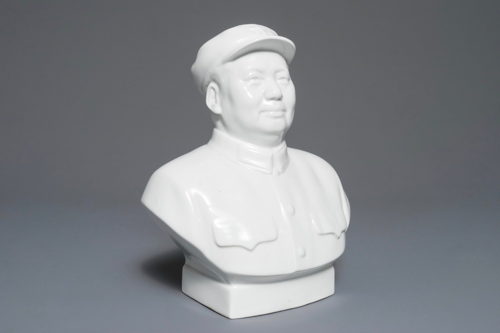 Een Chinees borstbeeld van Mao Zedong, 2e helft 20e eeuw