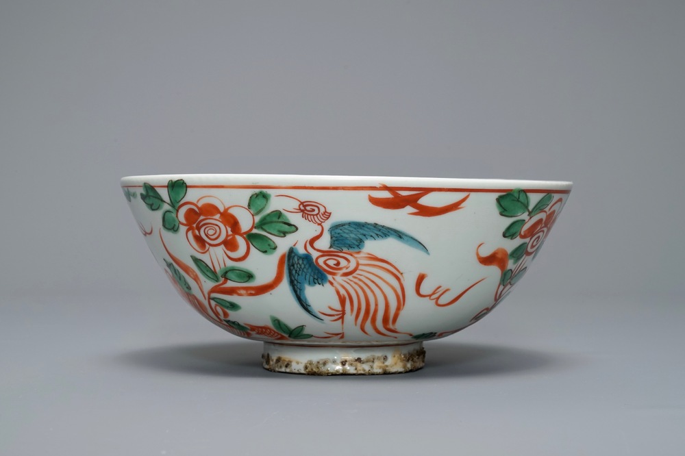 Un bol en porcelaine de Chine dit 'de Swatow', Ming