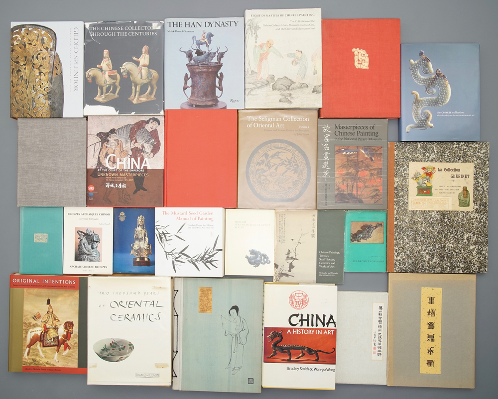 63 Asian art books, mainly on Chinese and Korean art, incl. a number of rare works