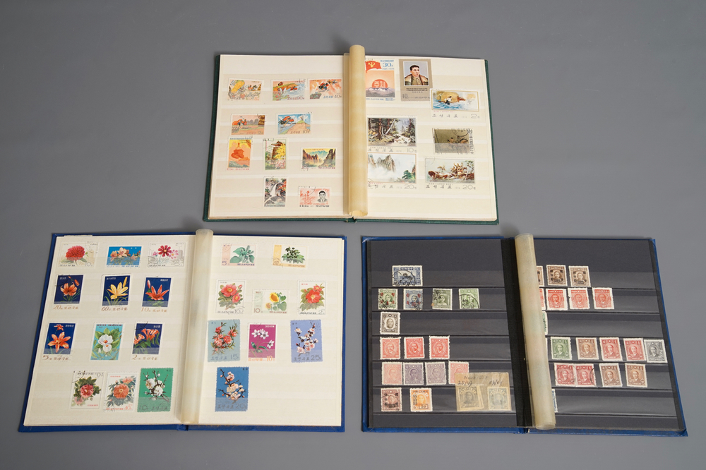 Une collection de timbres chinoises, 19/20&egrave;me