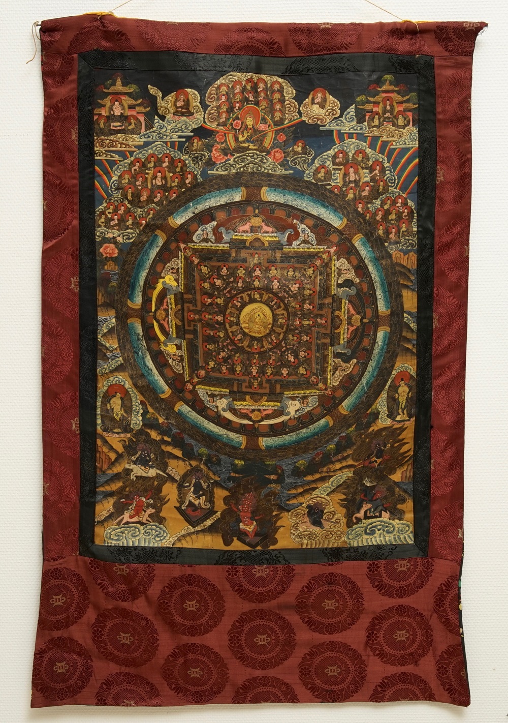 A 'mandala' thangka, Nepal or Tibet, 19/20th C.