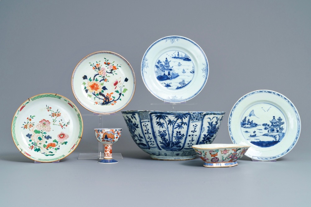 Une collection vari&eacute;e en porcelaine de Chine, Wanli et apr&egrave;s