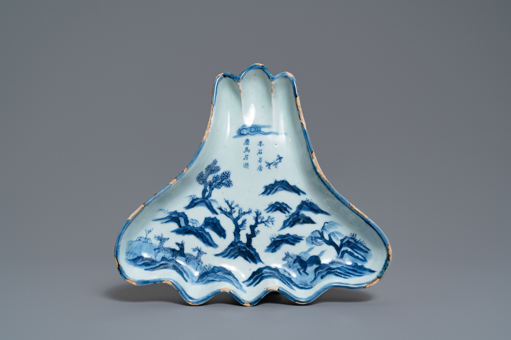 Une coupe en porcelaine de Chine en bleu et blanc ko-sometsuke pour le march&eacute; japonais, Tianqi