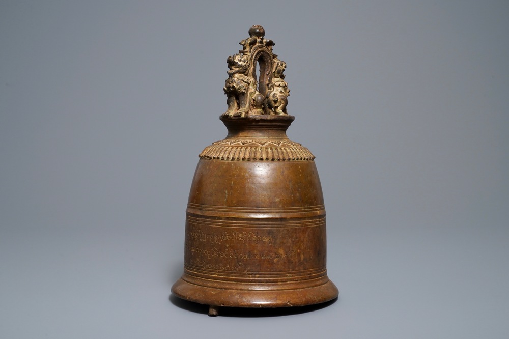 a tibetan bronze temple bell, 19TH CENTURY, Christie's