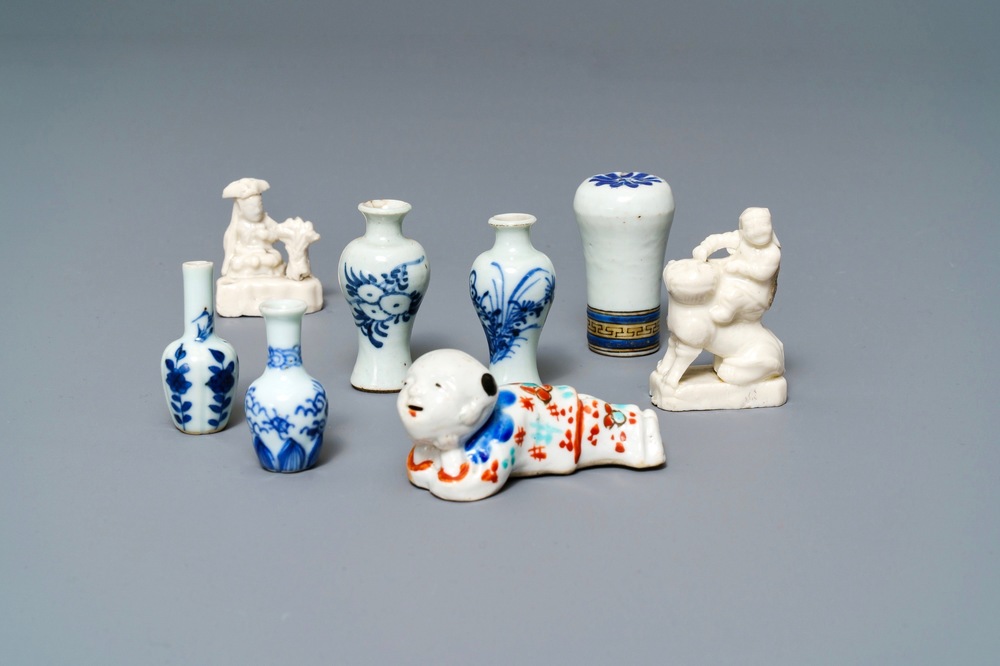 A varied collection of Chinese and Japanese porcelain, 18th C.