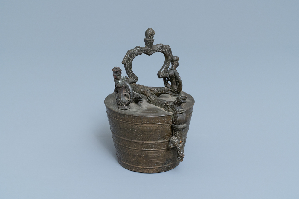 A bronze nest of weights, Nuremberg, Germany, early 17th C.