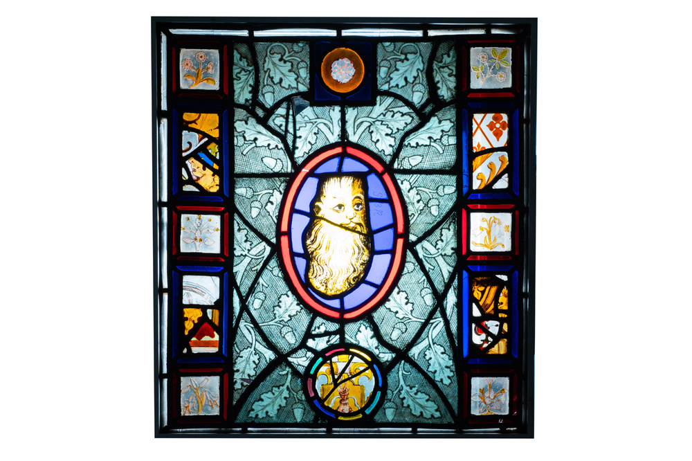 Een samengesteld glas-in-loodraam, Engeland en/of Frankrijk, 15e eeuw en later