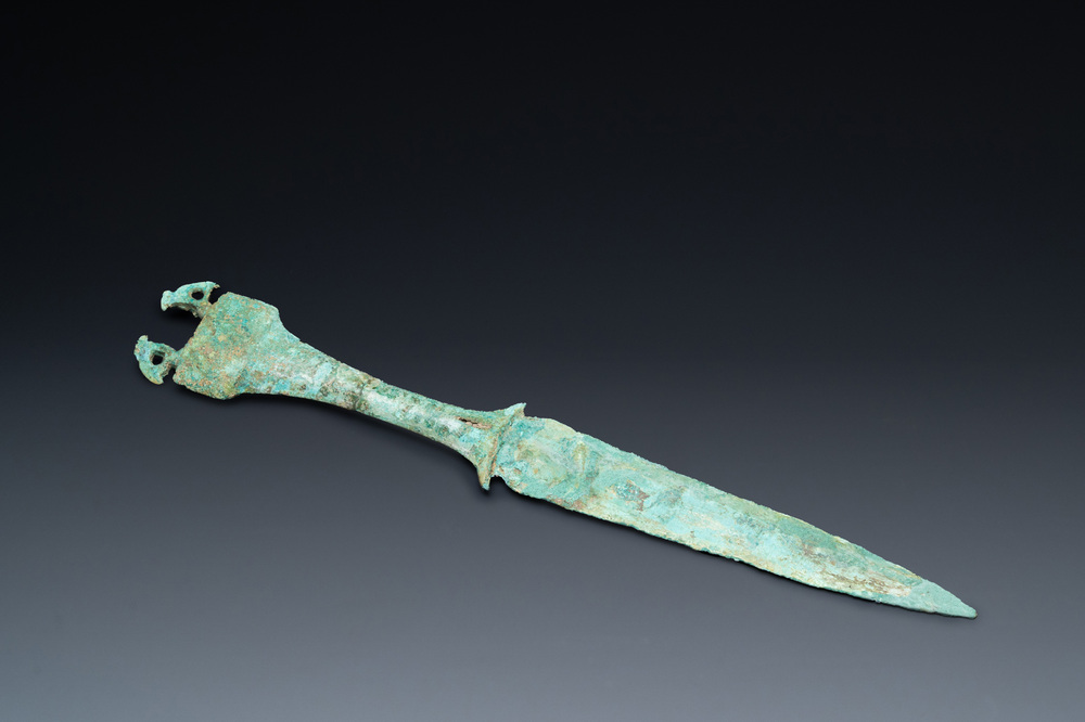 A Vietnamese bronze dagger, Dong Son, ca. 5th/1st C. BC