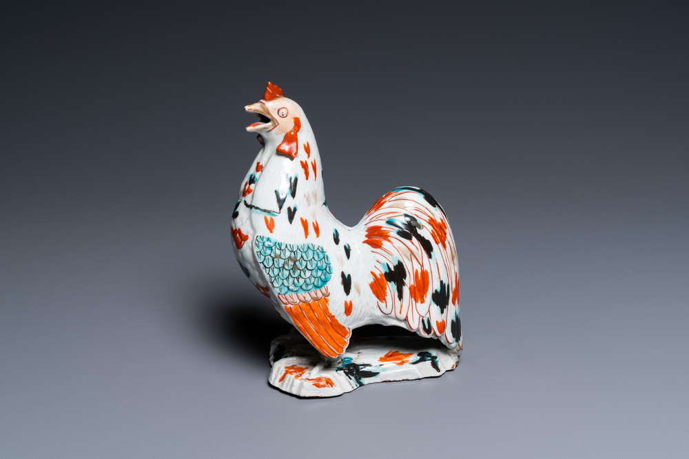 Un coq en porcelaine Kakiemon, Japon, Edo, 17&egrave;me