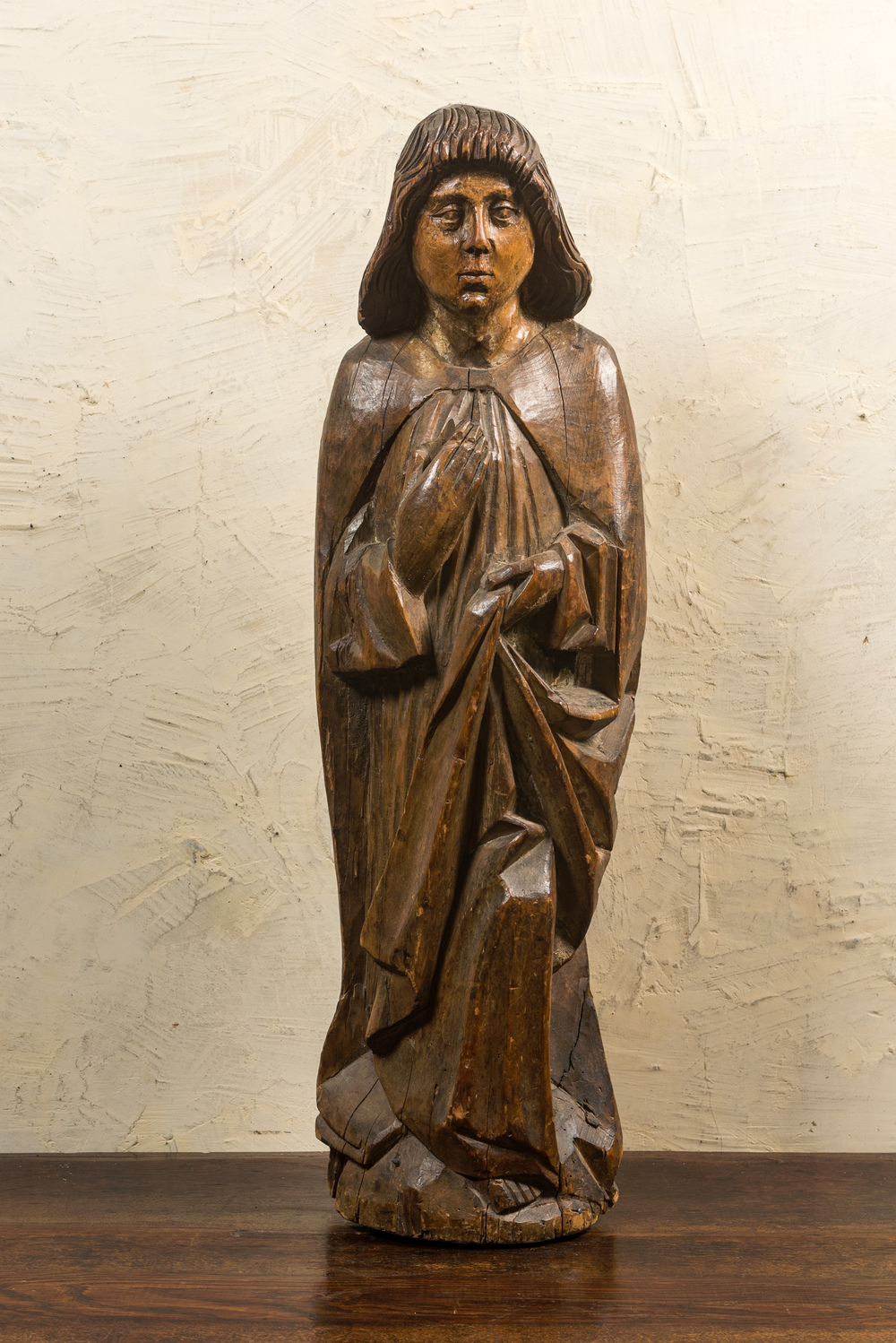 Grand Saint Jean de Calvaire en oyer sculpt&eacute;, fin du 15&egrave;me